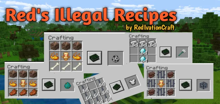 Noqonuniy retseptlar — Minecraft mod, rasm 1
