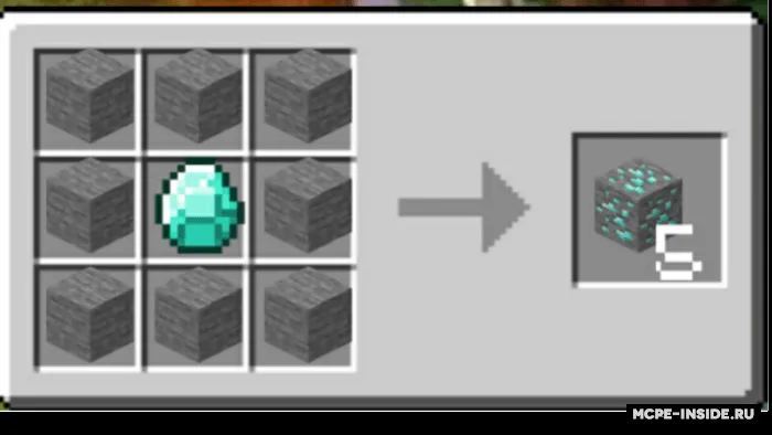 Ruda bloklarini yasash — Minecraft mod, rasm 3