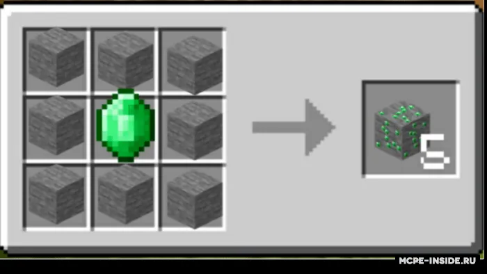 Ruda bloklarini yasash — Minecraft mod, rasm 4