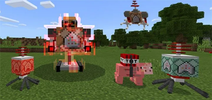 Komandir Boss Mashinasi — Minecraft mod, rasm 4