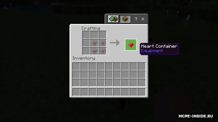 Yurak konteynerlari — Minecraft mod, rasm 3