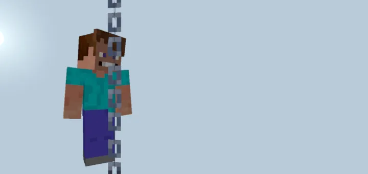 Zanjirlar bo'ylab tirmashib chiqish — Minecraft mod, rasm 1