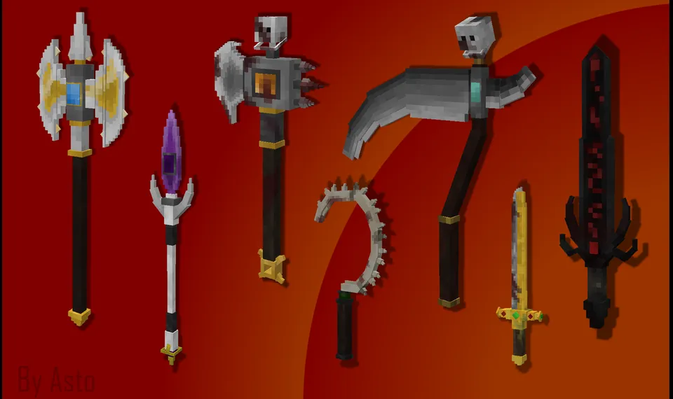 Asto's Sins Weaponry — Minecraft mod, rasm 3