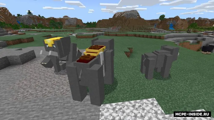 Fillar va begemotlar — Minecraft mod, rasm 2