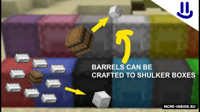 Yasaladigan shulker qutilari — Minecraft mod, rasm 1