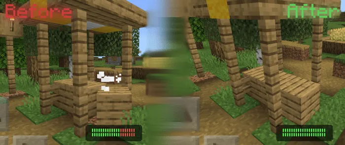 Blok sifatida niqoblanish — Minecraft mod, rasm 1
