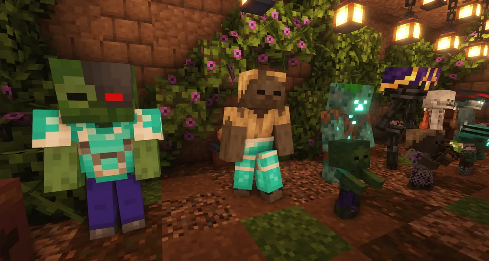 Nice Mobs Remastered: Friends & Foes — Minecraft mod, rasm 2