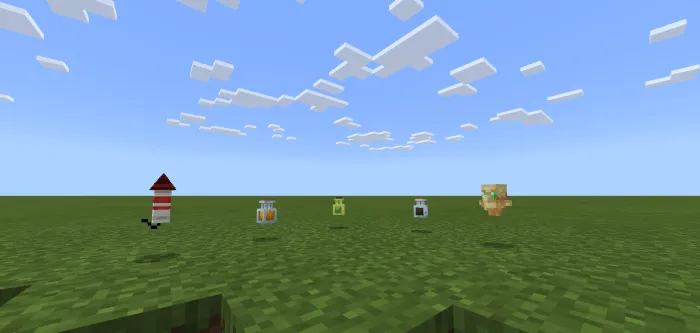 3D buyumlar — Minecraft mod, rasm 2