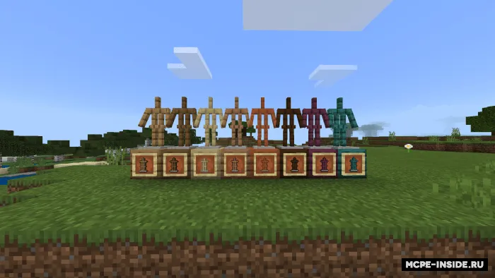 Yangi bronza rastalari — Minecraft mod, rasm 1