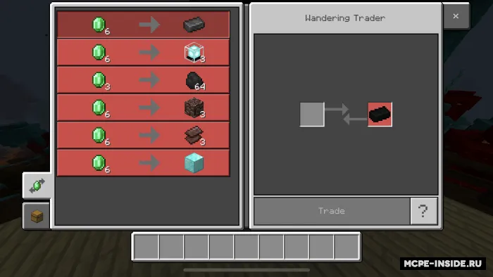 Yaxshilangan sargardon savdogar — Minecraft mod, rasm 2