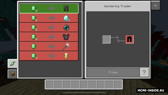 Yaxshilangan sargardon savdogar — Minecraft mod, rasm 3
