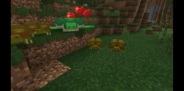 Quruqlik toshbaqalari — Minecraft mod, rasm 2