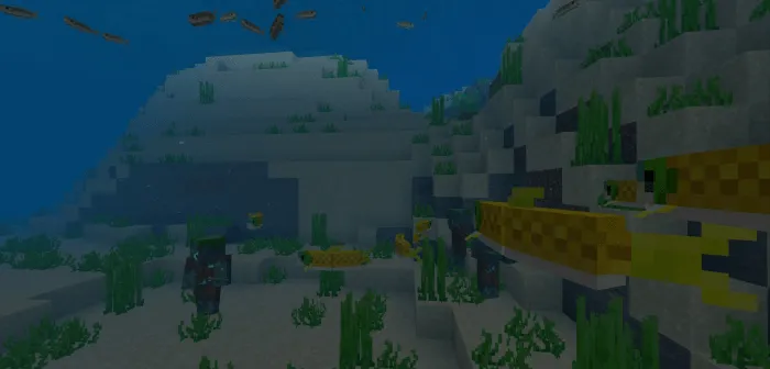 Piranhalar — Minecraft mod, rasm 1