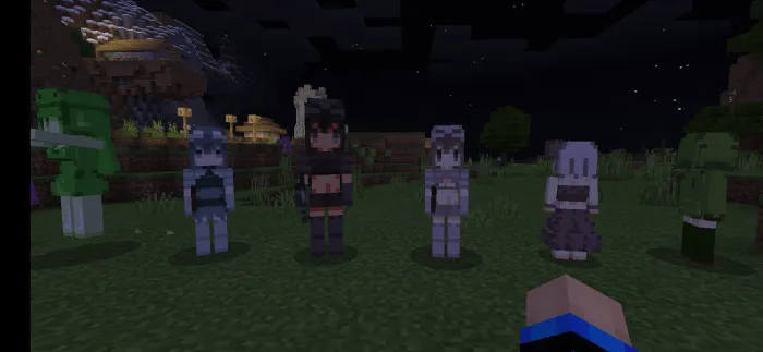 Mob qizlar — Minecraft mod, rasm 4