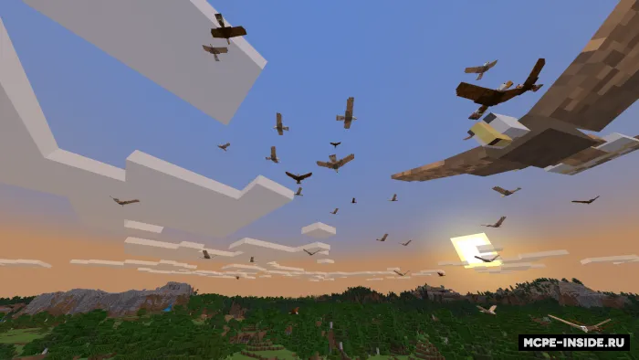 Lochinlar, Qarg'alar va Chaykalar — Minecraft mod, rasm 1