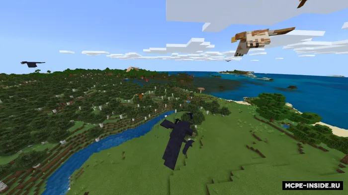 Lochinlar, Qarg'alar va Chaykalar — Minecraft mod, rasm 4