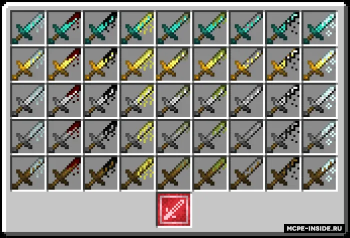 Zaharli qilichlar — Minecraft mod, rasm 2