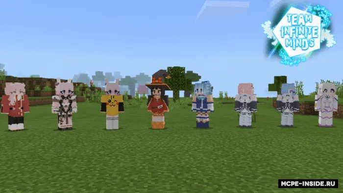 Anime qizlar — Minecraft mod, rasm 1