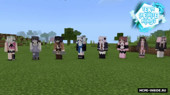 Anime qizlar — Minecraft mod, rasm 2