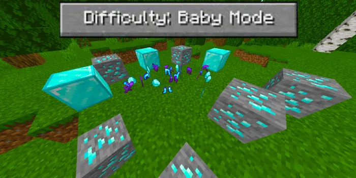 Bolalar rejimi — Minecraft mod, rasm 1