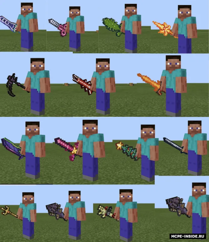 Terraria qurollari — Minecraft mod, rasm 2