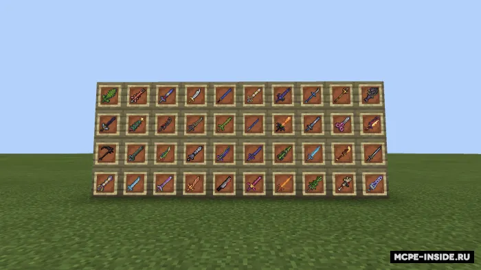 Terraria qurollari — Minecraft mod, rasm 3