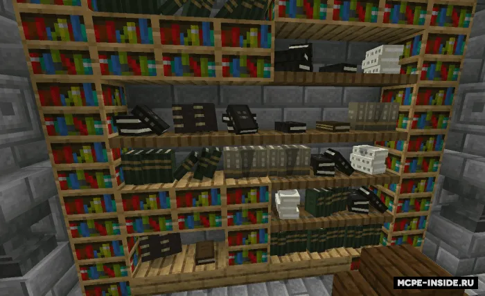 Kitob dekorlari — Minecraft mod, rasm 1