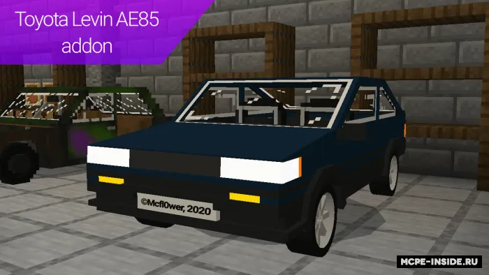 Toyota Levin AE85 — Minecraft mod, rasm 3
