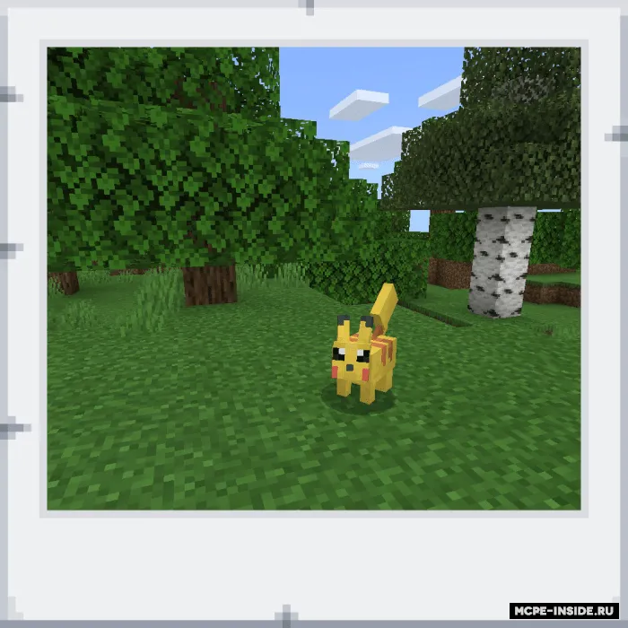 Pikachu va Eevee — Minecraft mod, rasm 1