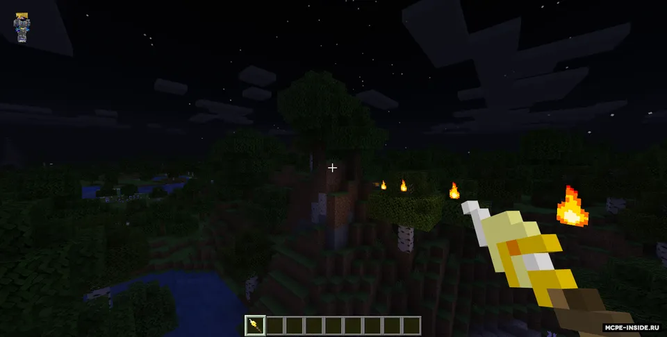 Dinamik yoritish — Minecraft mod, rasm 1