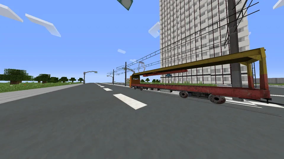 TK-28 xizmat tramvayi — Minecraft mod, rasm 4