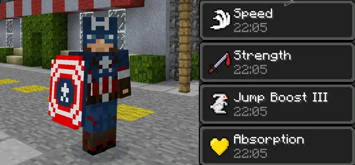 Captain America — Minecraft mod, rasm 2