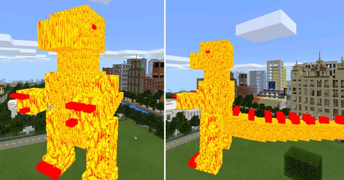 Godzilla — Minecraft mod, rasm 1