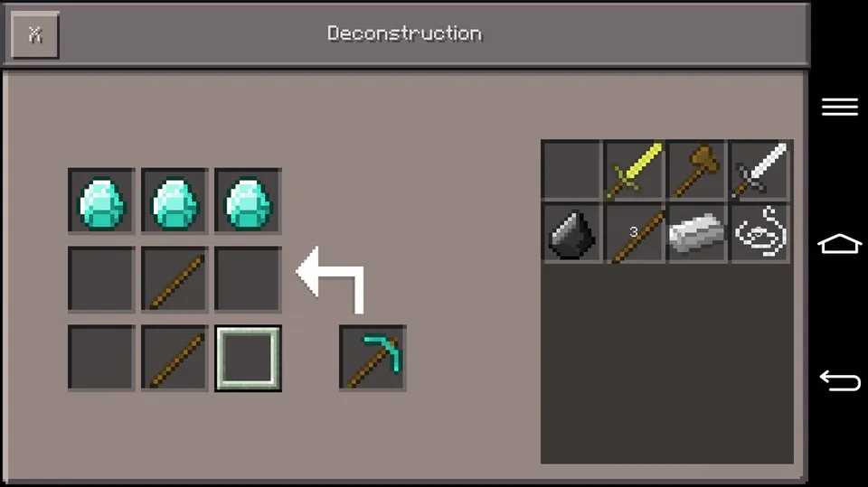 Deconstruction Table — Minecraft mod, rasm 2