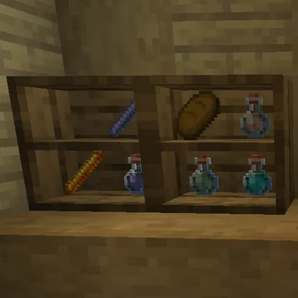 pustoykishka's Shelf — Minecraft mod, rasm 1
