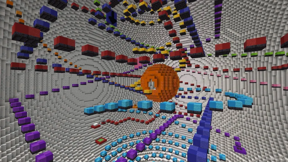 Sferada oddiy parkur — Minecraft xarita, rasm 3