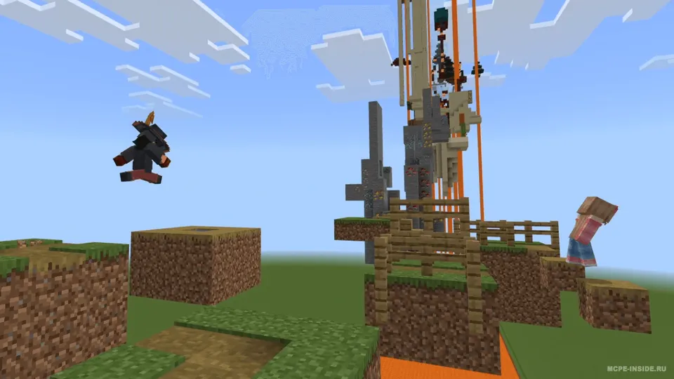 Genri parkuri — Minecraft xarita, rasm 1