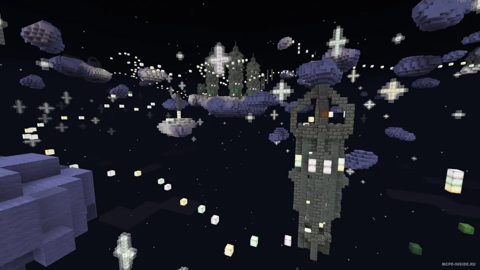 Qorong'u tunda parkur — Minecraft xarita, rasm 4