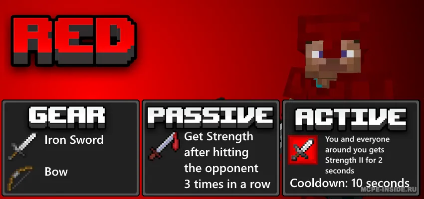 Reyd jangi — Minecraft xarita, rasm 1