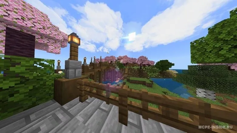 Olcha daraxti oroli — Minecraft xarita, rasm 1