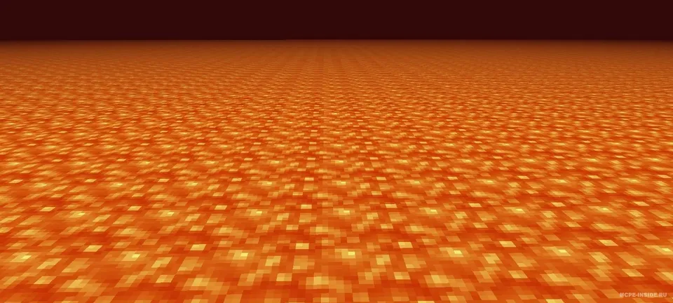 Lava dunyosi — Minecraft xarita, rasm 1