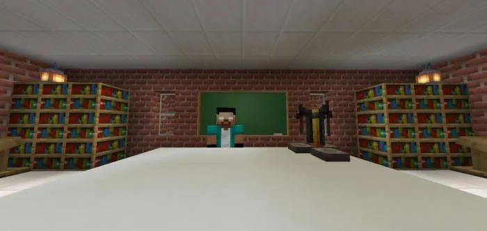 Monster maktabi — Minecraft xarita, rasm 2