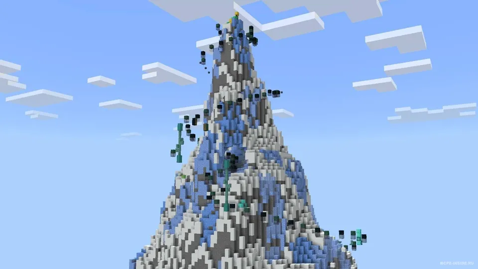 Tog' parkuri — Minecraft xarita, rasm 1