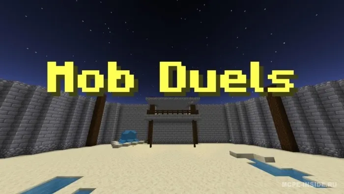 Moblar dueli — Minecraft xarita, rasm 1