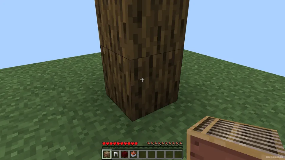 Tasodifiy buyumlar bilan 1 blok — Minecraft xarita, rasm 2