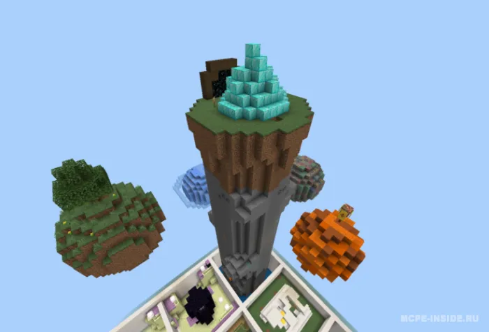 Parkur kublari — Minecraft xarita, rasm 2