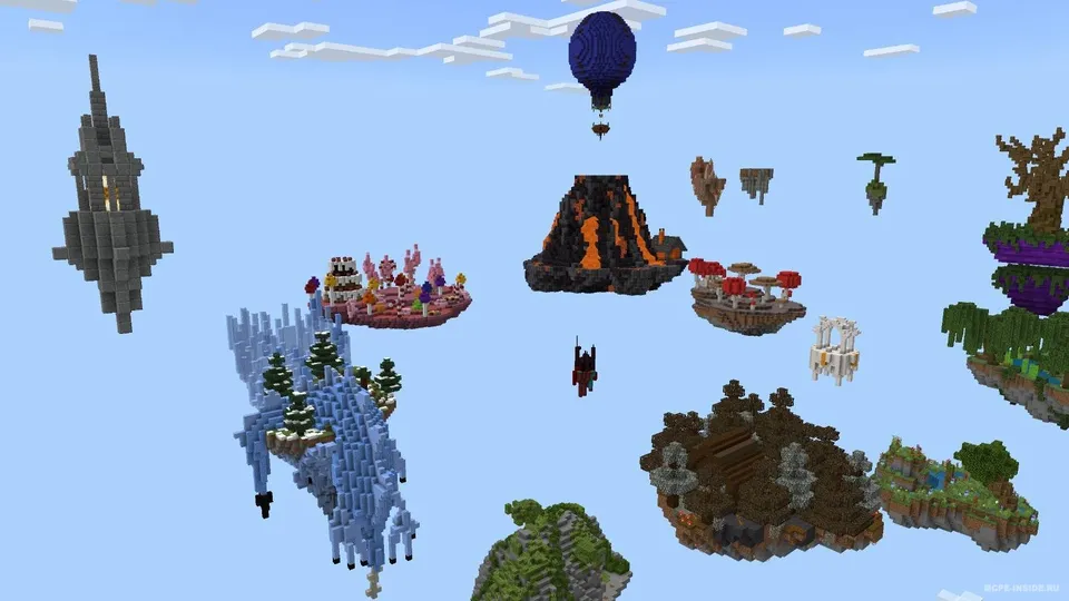 Fantastik SkyBlock — Minecraft xarita, rasm 1