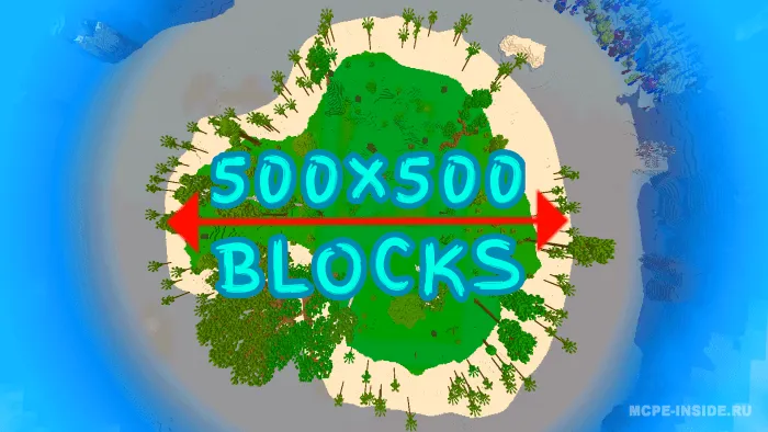 Sinov kameralari bo'lgan orolda omon qolish — Minecraft xarita, rasm 2