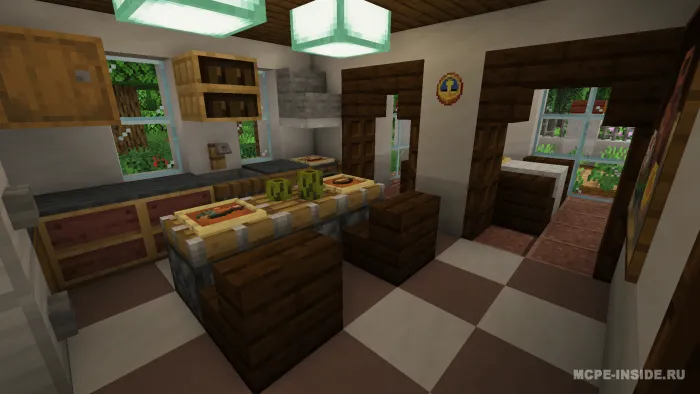 Ispancha uslubdagi villa — Minecraft xarita, rasm 3