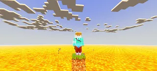 Lava dunyosida bir blok — Minecraft xarita, rasm 1
